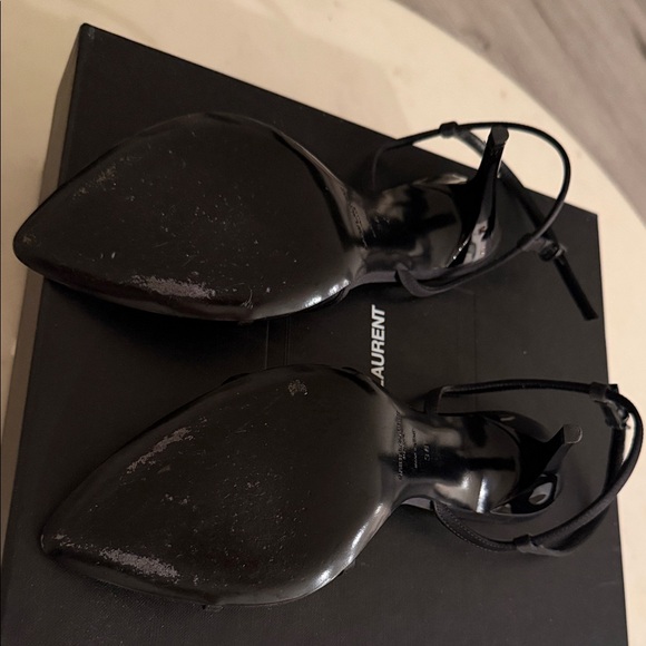 YSL Satin Clara Sandals (110) - Picture 5 of 6